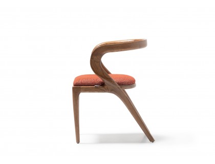 Celeborn ahşap kollu tasarım sandalye